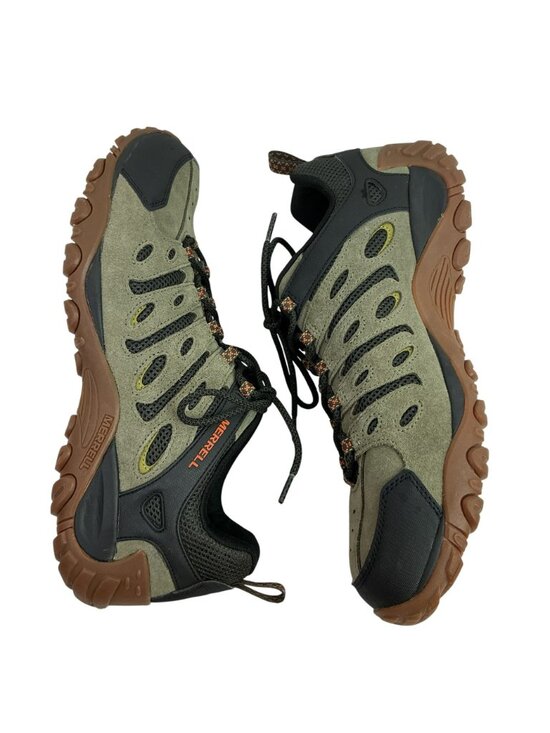 New Merrell Crosslander 2 Suede Leather Hiking Shoes Mens 13 Olive Black main image 7